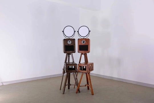 Vintage Wooden Photo Booth Rental
